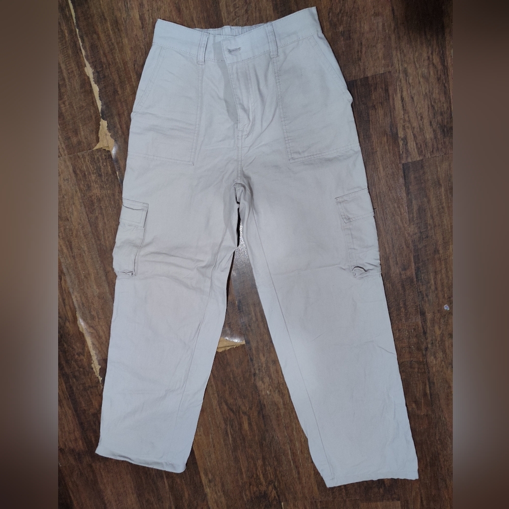NOBO Women's Beige Cargo Pants with Side Pocketswo